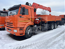 
    Бортовой автомобиль КАМАЗ 65115-48 с КМУ KS 1256G-II
  